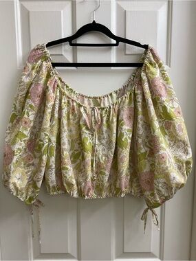 RACHEL ZOE Linen Top